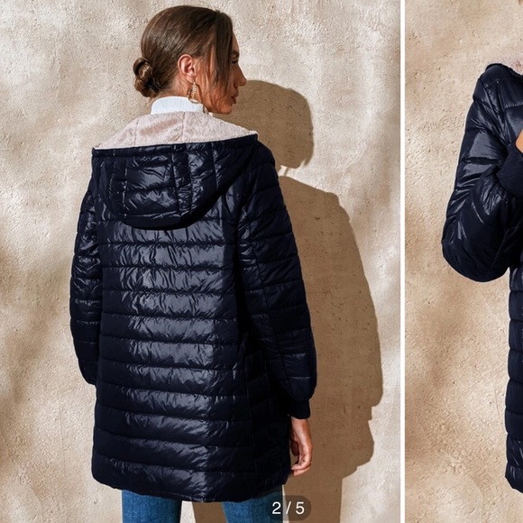 Shein Puffer Coat - Picture 3 of 8